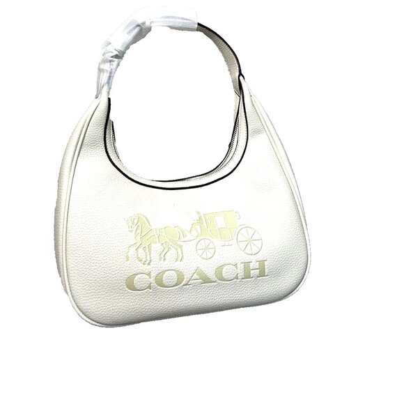 NWT Authentic Coach CR151 Carmen Leather Shoulder Bag Purse - Picture 1 of 5